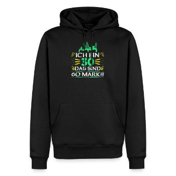 Ich Bin 30 Jahre Alt 30. Geburtstag Geschenk - Männer Premium Bio Hoodie - Schwarz - Vorne - Nico (187cm)