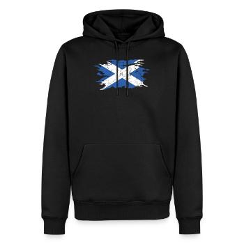 Schottland - Männer Premium Bio Hoodie - Schwarz - Vorne - Nico (187cm)