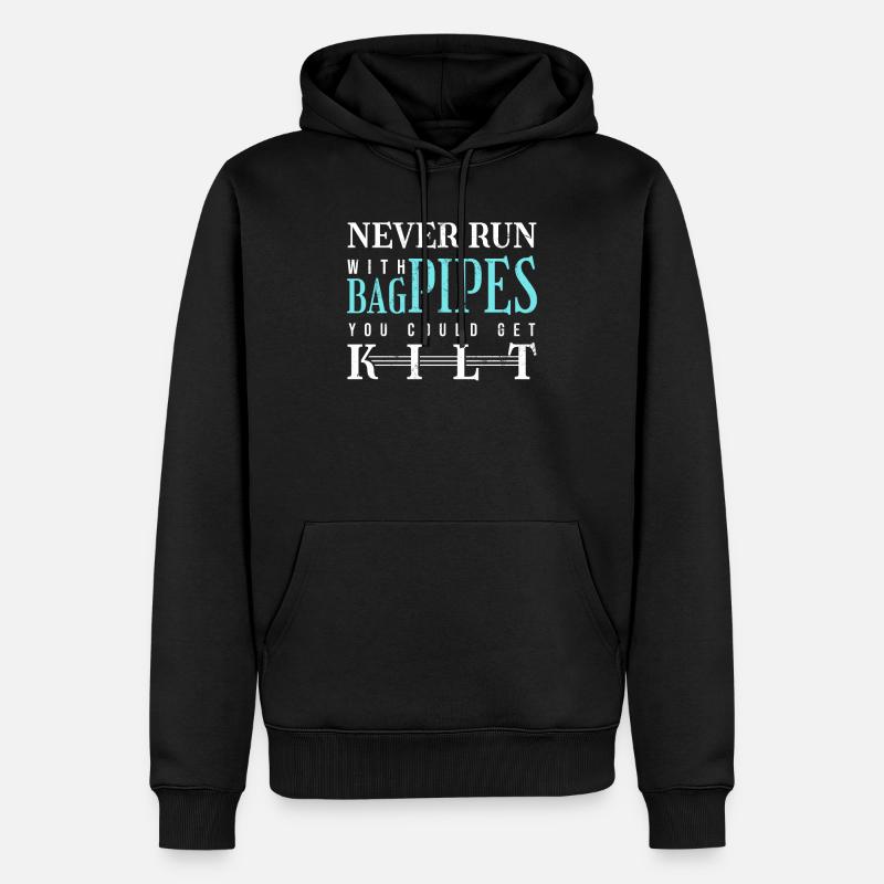 Schottland - Männer Premium Bio Hoodie - Schwarz