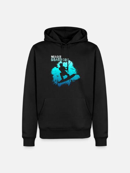 Wakeboard - Men’s Premium Organic Hoodie - black