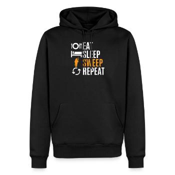 chimney sweeper - Men’s Premium Organic Hoodie - black - Front - Nico (187cm)