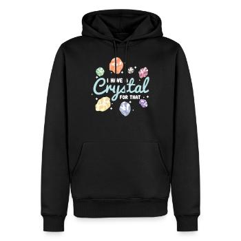 Kristall Kristalle Edelsteine - Männer Premium Bio Hoodie - Schwarz - Vorne - Nico (187cm)