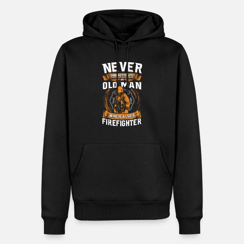 Pompier pompier - Sweat à capuche Premium bio Homme - noir