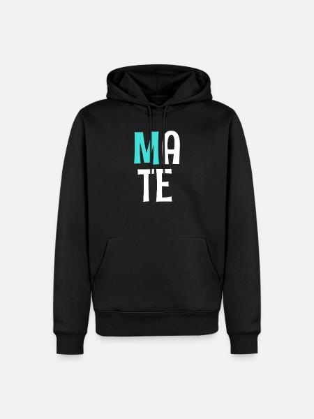 Par af valentine par - Herre Premium økologisk hoodie - sort