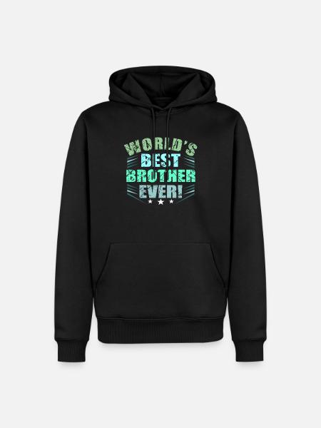 Bruder - Männer Premium Bio Hoodie - Schwarz