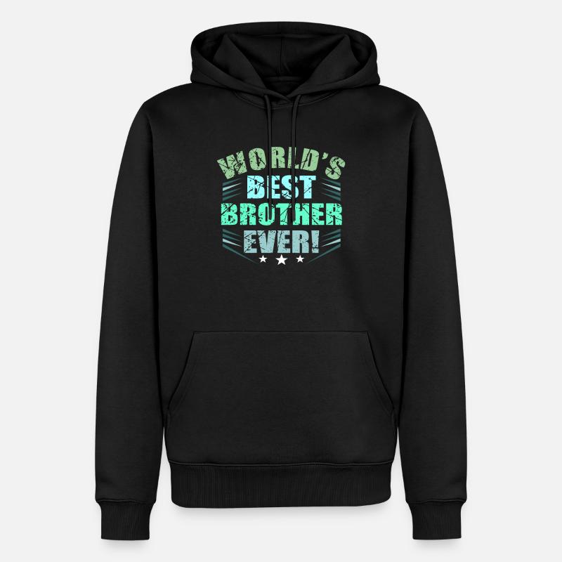 Bruder - Männer Premium Bio Hoodie - Schwarz