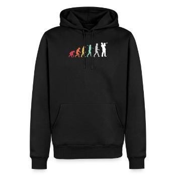 Trompete - Männer Premium Bio Hoodie - Schwarz - Vorne - Nico (187cm)
