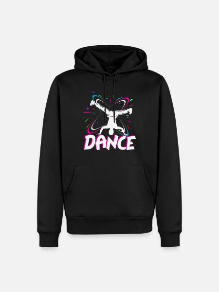 Breakdancer - Männer Premium Bio Hoodie - Schwarz