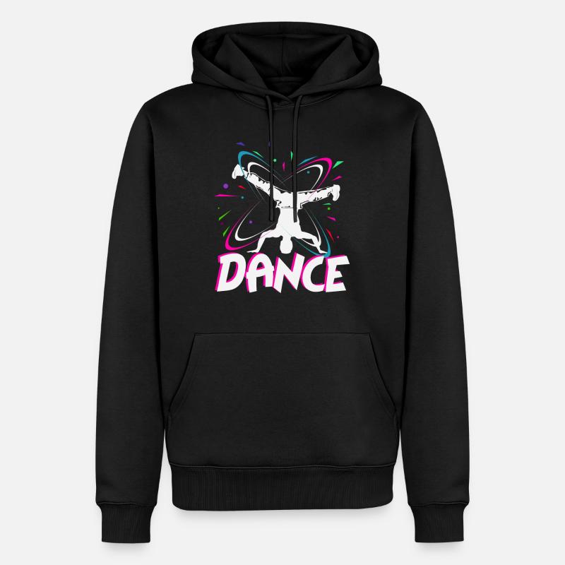 Breakdancer - Männer Premium Bio Hoodie - Schwarz