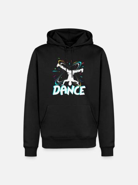break dancing - Men’s Premium Organic Hoodie - black