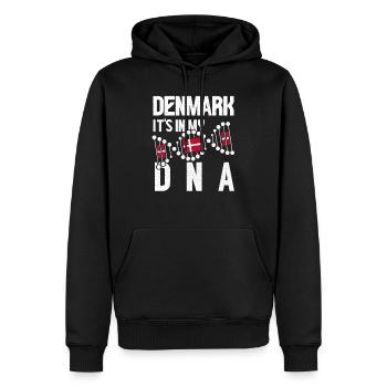 Danemark Danois Danois cadeau Copenhague - Sweat à capuche Premium bio Homme - noir - Devant - Nico (187cm)