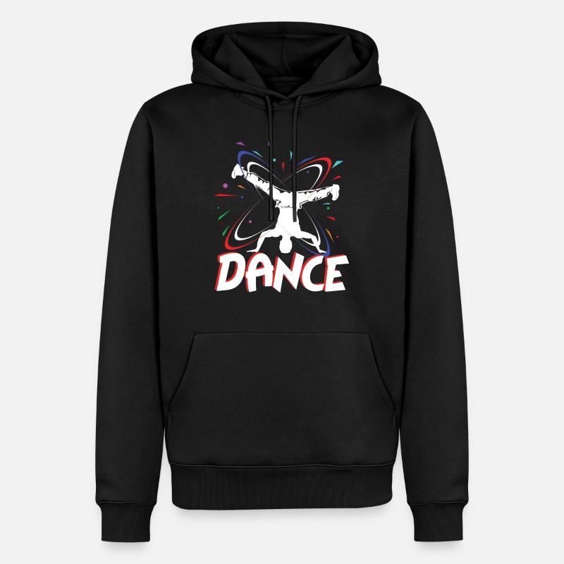 Break dance dance - Sweat à capuche Premium bio Homme - noir