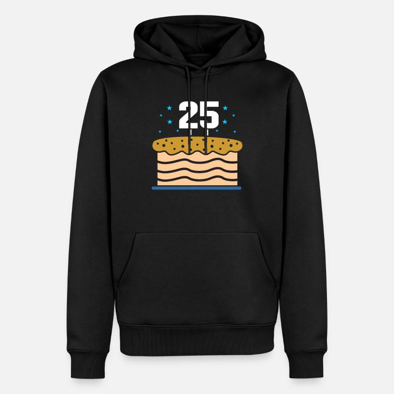 25e anniversaire - Sweat à capuche Premium bio Homme - noir