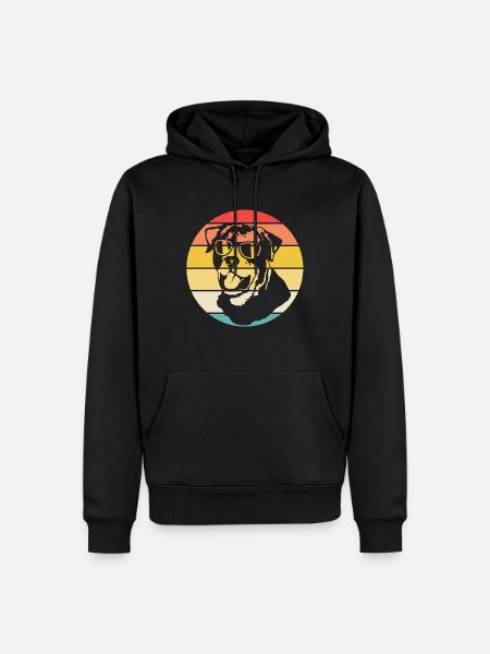 Best Rottweiler - Men’s Premium Organic Hoodie - black