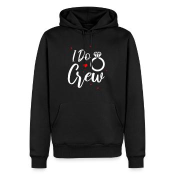 Hen party - Men’s Premium Organic Hoodie - black - Front - Nico (187cm)