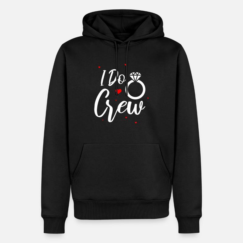Fête de poule - Sweat à capuche Premium bio Homme - noir
