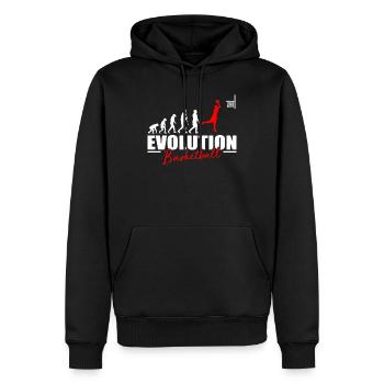 Basketball Basketballer Basketballmannschaft Gesch - Männer Premium Bio Hoodie - Schwarz - Vorne - Nico (187cm)