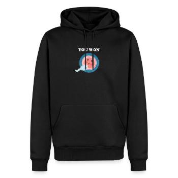 Sie haben die Evolution der menschlichen Embryologie gewonnen - Männer Premium Bio Hoodie - Schwarz - Vorne - Nico (187cm)
