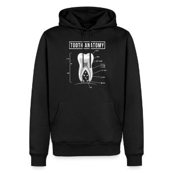 Zahnarzt - Männer Premium Bio Hoodie - Schwarz - Vorne - Nico (187cm)