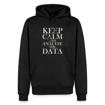 Programming Decipher Programmer Computer - Men’s Premium Organic Hoodie - black - Front - Nico (187cm)