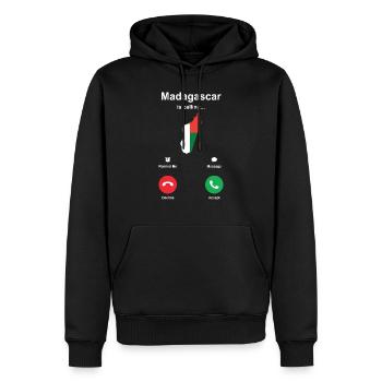 Madagaskar Afrika Shirt Geschenkidee - Männer Premium Bio Hoodie - Schwarz - Vorne - Nico (187cm)