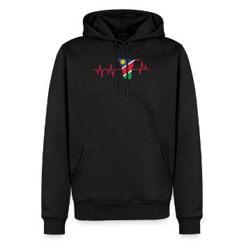 Namibia Afrika Shirt Geschenkidee - Männer Premium Bio Hoodie - Schwarz - Vorne - Nico (187cm)