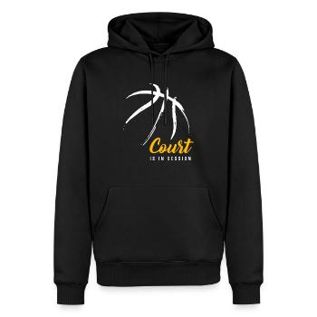 Basketball Basketballer Basketballmannschaft Gesch - Männer Premium Bio Hoodie - Schwarz - Vorne - Nico (187cm)