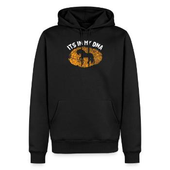 cheval - Sweat à capuche Premium bio Homme - noir - Devant - Nico (187cm)