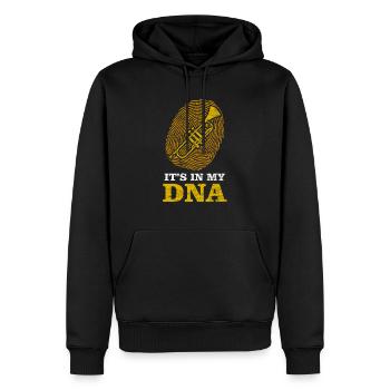 Trompete - Männer Premium Bio Hoodie - Schwarz - Vorne - Nico (187cm)