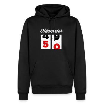50th Birthday Born In 1970 70s Baby 50 Years Old - Men’s Premium Organic Hoodie - black - Front - Nico (187cm)