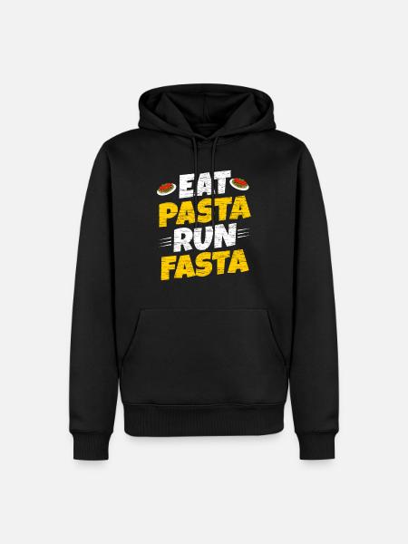 Pasta - Men’s Premium Organic Hoodie - black