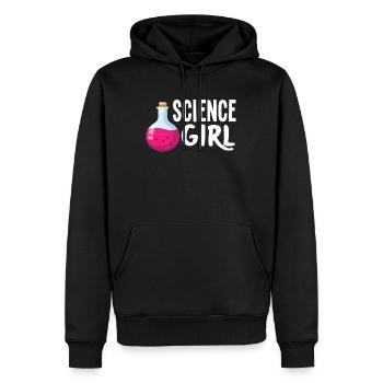 Science chimiste drôle de chimie - Sweat à capuche Premium bio Homme - noir - Devant - Nico (187cm)