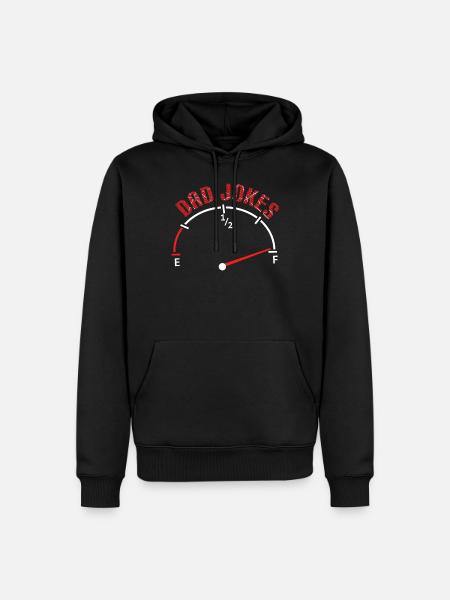 Dad jokes - Men’s Premium Organic Hoodie - black