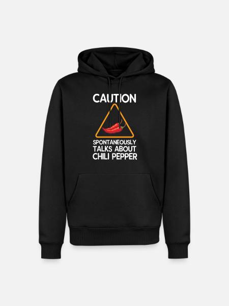 Chili pepper - Men’s Premium Organic Hoodie - black