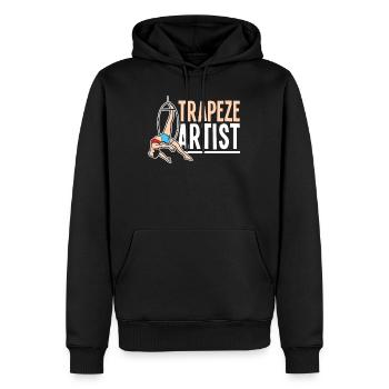 Trapez Artist Vintage Zirkus Geburtstag Kostüm - Männer Premium Bio Hoodie - Schwarz - Vorne - Nico (187cm)