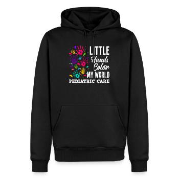 Kinderkrankenschwester Kinderkrankenpflegerin - Männer Premium Bio Hoodie - Schwarz - Vorne - Nico (187cm)