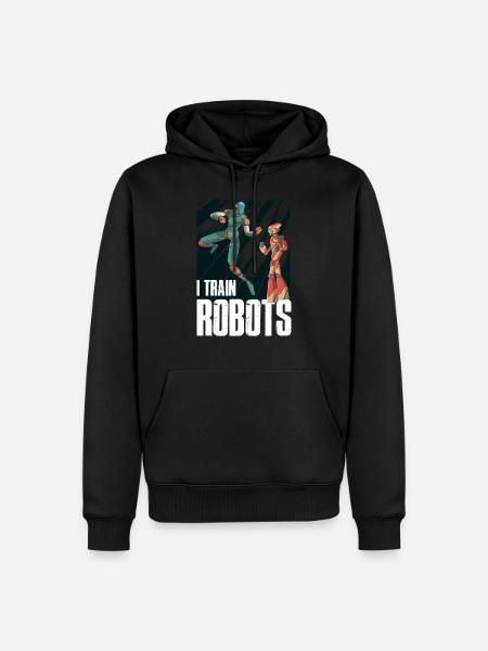 Robot Robot Robotics Robotics Gift - Men’s Premium Organic Hoodie - black
