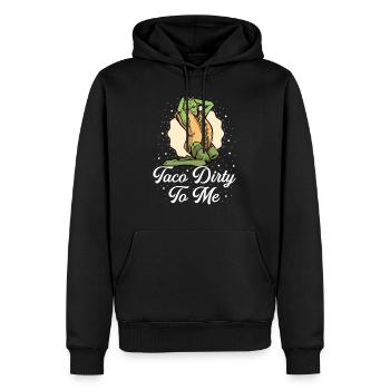 Tacos Mexikanisches Essen Burritos Nachos - Männer Premium Bio Hoodie - Schwarz - Vorne - Nico (187cm)