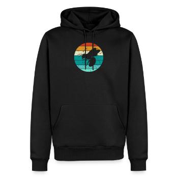 Imkerei Lustig Honig Biene Imker Bienenzüchter - Männer Premium Bio Hoodie - Schwarz - Vorne - Nico (187cm)