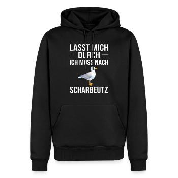 Scharbeutz Ostsee Urlaub - Männer Premium Bio Hoodie - Schwarz - Vorne - Nico (187cm)