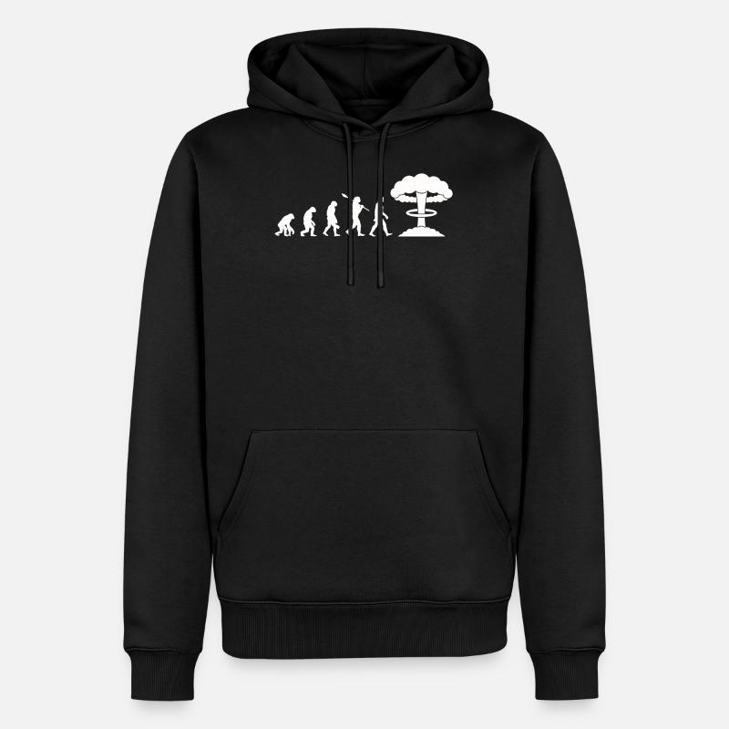 Fin de l'humanité - Sweat à capuche Premium bio Homme - noir