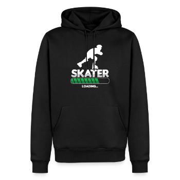 Skater Laden Inline Skating Rollerblading Geschenk - Männer Premium Bio Hoodie - Schwarz - Vorne - Nico (187cm)