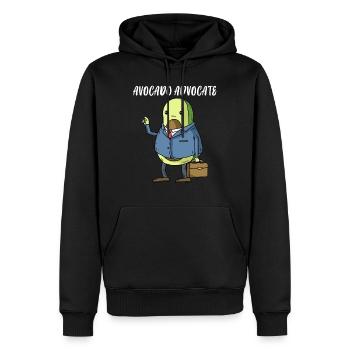 Avocat avocat juriste avocat avocat cadeau - Sweat à capuche Premium bio Homme - noir - Devant - Nico (187cm)