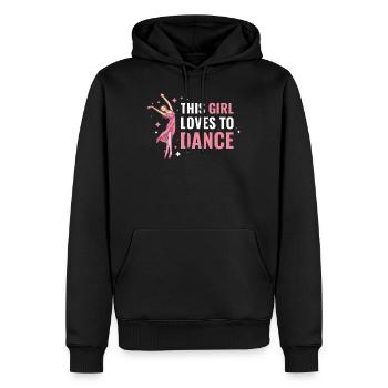 Dancing Dancer Dancer Dance Funny Gift - Sweat à capuche Premium bio Homme - noir - Devant - Nico (187cm)