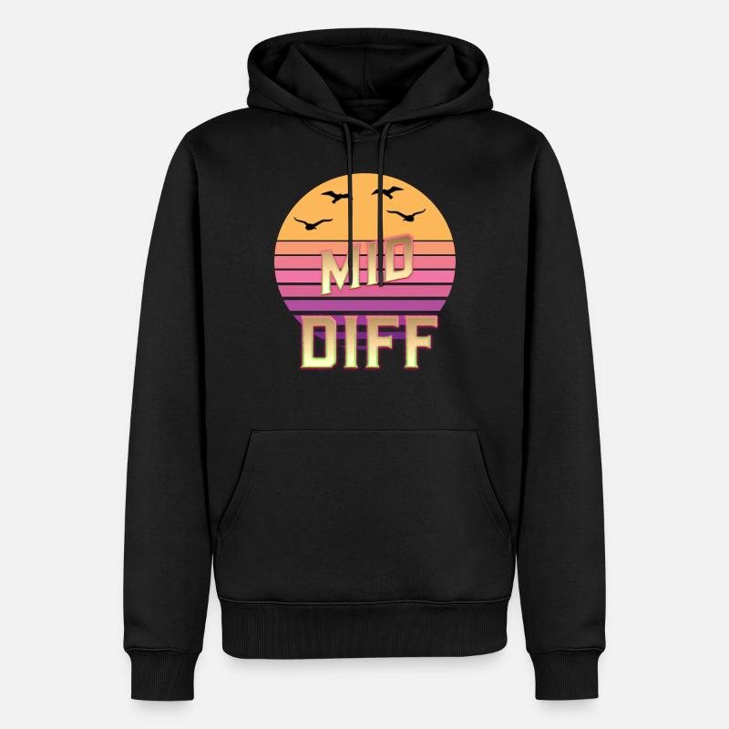 Mid,Supp,Adc,Top,Jgl,Jg Diff,Difference Legends - Männer Premium Bio Hoodie - Schwarz