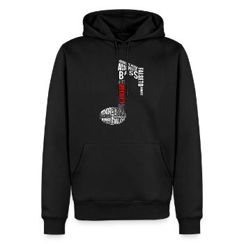 Choir Choral Music Conductor Chorus Singer Gift - Men’s Premium Organic Hoodie - black - Front - Nico (187cm)