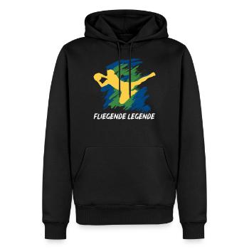 Torwart Für Tormann Torfrau Torhüter - Männer Premium Bio Hoodie - Schwarz - Vorne - Nico (187cm)