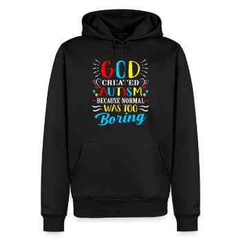 Autism Awarenesss Respect cadeau de chemise - Sweat à capuche Premium bio Homme - noir - Devant - Nico (187cm)