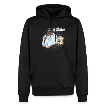 Oh Burn Toastbrot RoastFrüchstück Humour - Sweat à capuche Premium bio Homme - noir - Devant - Nico (187cm)