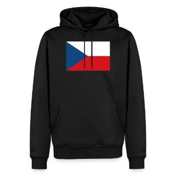 Tschechien tschechisch Flagge Fahne - Männer Premium Bio Hoodie - Schwarz - Vorne - Nico (187cm)